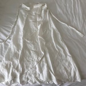 XS, Aritzia, Wilfred, off-white Linen Skirt